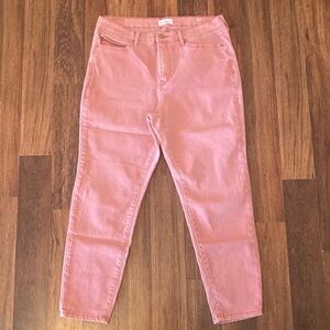 Nicole Miller Pink Ankle Jeans